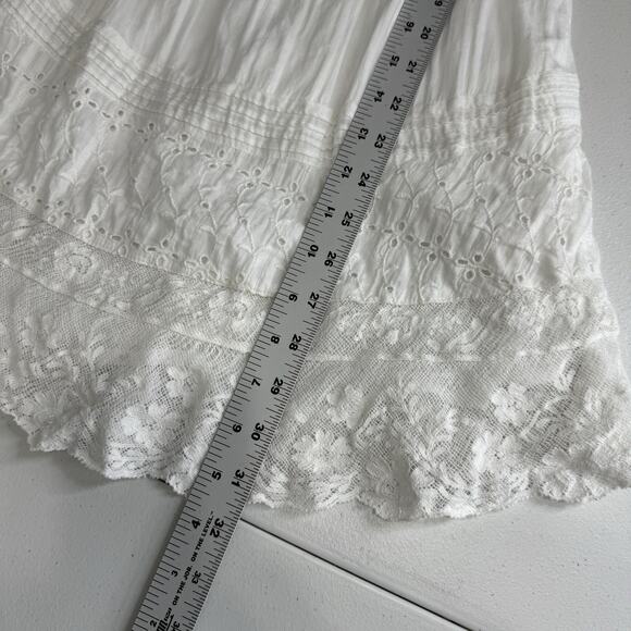 LoveShackFancy Womens Dress M White Lilium Dainty Cottagecore Feminine Bridal - Picture 8 of 13